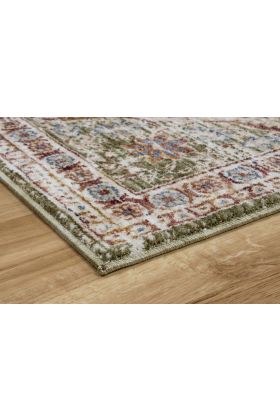 Alhambra Traditional Rug - 6594b ivory/green