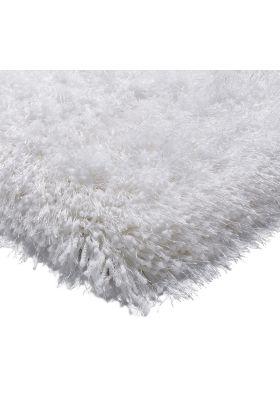 Cascade Shaggy Rug - Powder White -  200 x 300 cm (6'7" x 9'10")