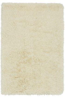 Cascade Shaggy Rug - Cream -  200 x 300 cm (6'7" x 9'10")