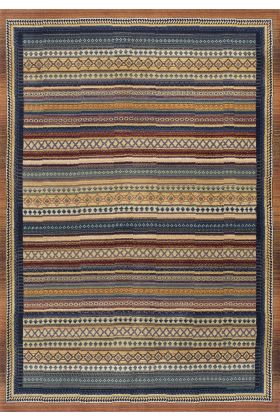 Gabbeh Persian Style Stripe Rug - 933 R-120 x 180 cm (4' x 6')