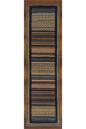 Gabbeh Persian Style Stripe Rug - 933 R-Runner 68 x 235 cm (2'3