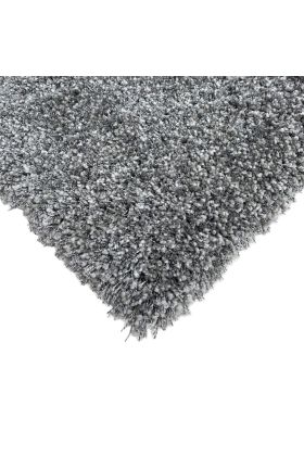 Twilight Thick Shaggy Rug - Silver 