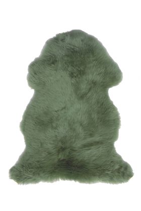British Sheepskin Rug  - Jade Green-Single Skin