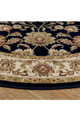 Kendra Traditional Rug - Ziegler Blue 3330B-160 x 235 cm - 5ft3in x 7ft9in