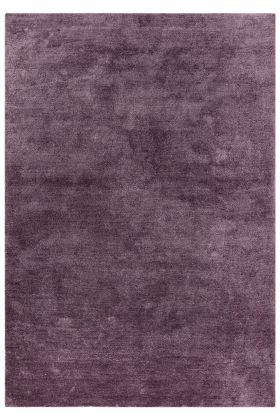 Milo Soft Plain Rug - Purple -  200 x 290 cm (6'7" x 9'6")