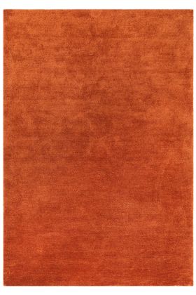 Milo Soft Plain Rug - Rust -  160 x 230 cm (5'3" x 7'7")