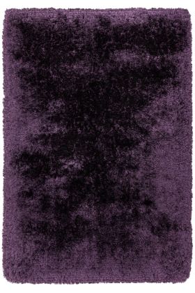 Plush Shaggy Rug - Purple -  160 x 230 cm (5'3