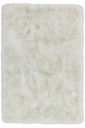 Plush Shaggy Rug - White -  200 x 300 cm (6'7" x 9'10")