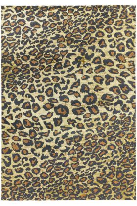 Quantum Animal Print Rug - QU01 Leopard -  120 x 170 cm (4' x 5'7