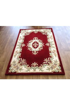 Royal Traditional Wool Rug - Red-80 x 150 cm