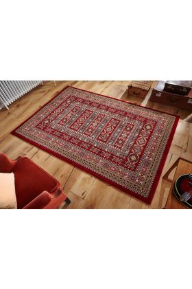 Royal Classic Traditional Persian Design Red Rug - 191 R-240 x 340 cm (7'10" x 11'2")
