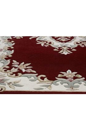 Royal Traditional Wool Rug - Red-Half Moon 67 x 137 cm