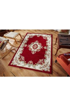 Royal Traditional Wool Rug - Red-160 x 235 cm
