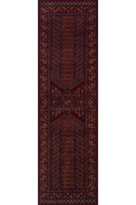 Royal Classic Traditional Afghan Design Red Rug - 635 R-Runner 68 x 235 cm