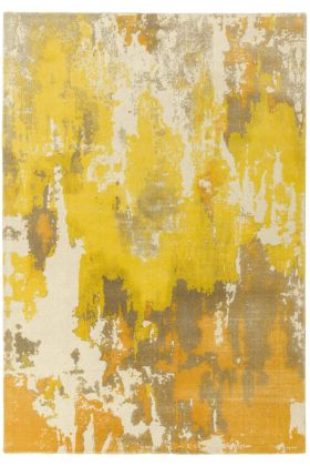 Saturn Abstract Rug - Yellow -  200 x 290 cm (6'7