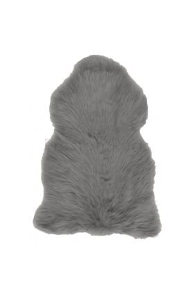 British Sheepskin Rug  - Slate Grey-Single Skin