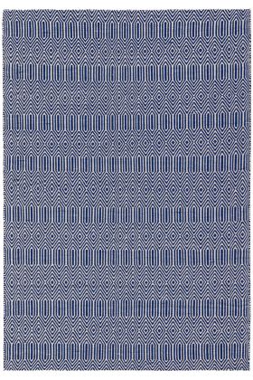 Sloan Flatweave Rug - Blue -  Runner 66 x 200 cm (2'1" x 6'6")