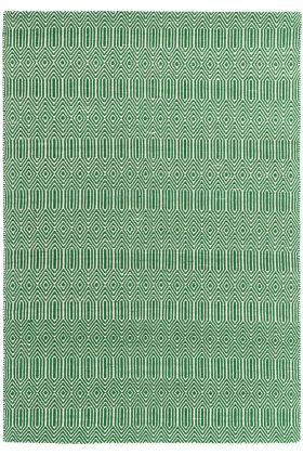 Sloan Flatweave Rug - Green -  Runner 66 x 200 cm (2'1" x 6'6")