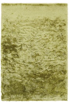 Whisper Shaggy Rug - Apple Green -  120 x 180 cm (4' x 6')