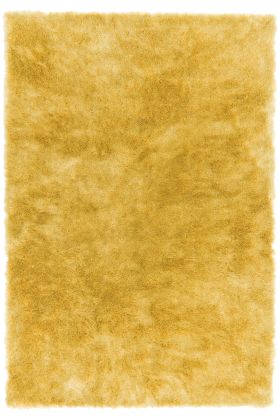 Whisper Shaggy Rug - Yellow -  160 x 230 cm (5'3" x 7'7")