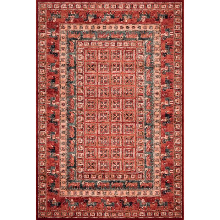 Kashqai Traditional Pazyryk Persian Design Rug - 4301/300-135 x 200 cm (4'5