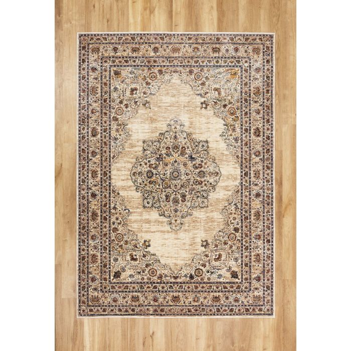Alhambra Traditional Rug - 6345c ivory/beige -  160 x 230 cm (5'3