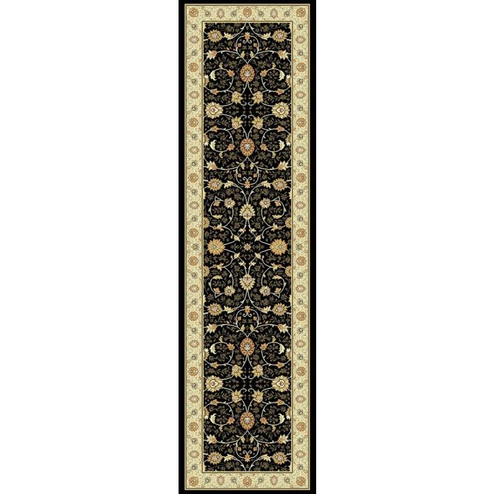 Noble Art Traditional Persian Style Rug - Black Beige 6529/090-Runner 67x330