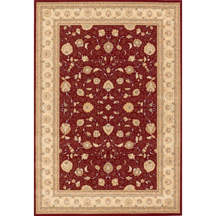 Noble Art Traditional Persian Agra Design Rug - Red Beige Cream 6529/391
