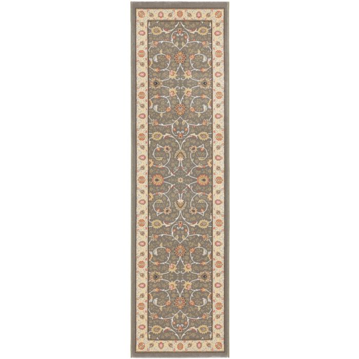 Noble Art Traditional Persian Style Rug - Green Beige Cream 6529/491-R67x240