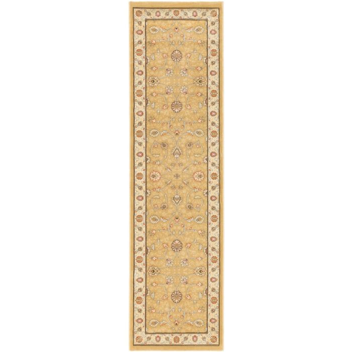 Noble Art Traditional Persian Style Rug - Gold Beige Cream 6529/790-Runner 67x240