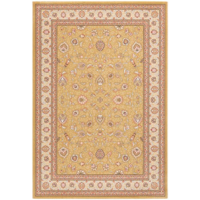 Noble Art Traditional Persian Style Rug - Gold Beige Cream 6529/790-135x200