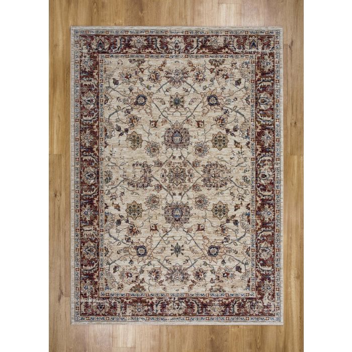 Alhambra Traditional Rug - 6549a ivory/ivory -  240 x 330 cm (7'10