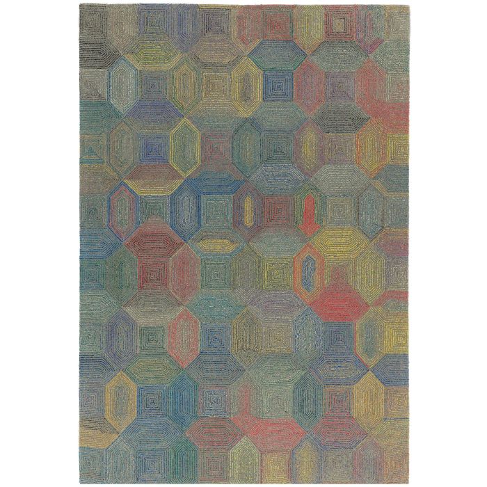 Camden Rug - Grey / Multi -  160 x 230 cm (5'3