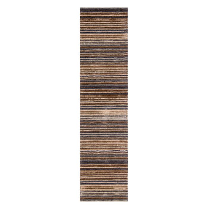 Carter Stripe Rug - Natural -  Runner 60 x 230 cm