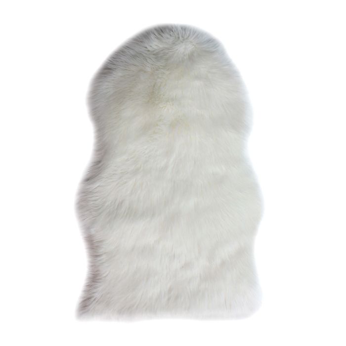 Faux Sheepskin in Cream - 60 x 90 cm