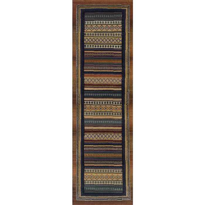 Gabbeh Persian Style Stripe Rug - 933 R-Runner 68 x 235 cm (2'3