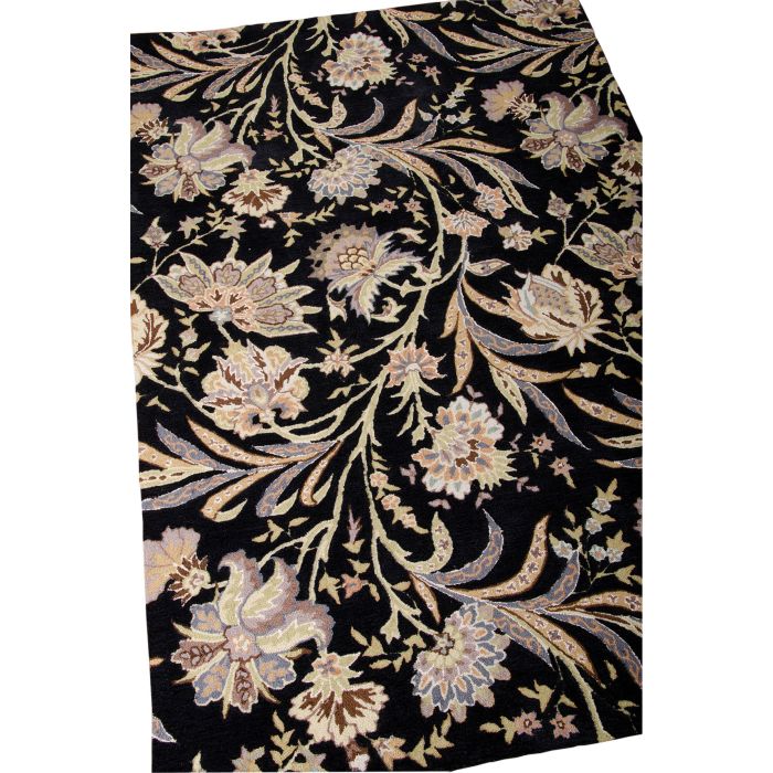 Gatsby Floral Rug - GAT01 Black-114 x 175 cm (3'9