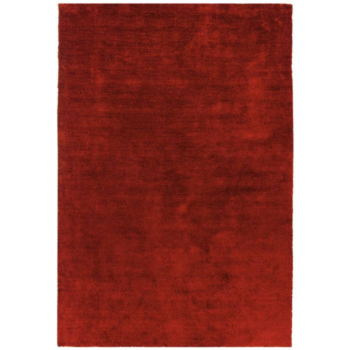 Milo Soft Plain Rug - Red