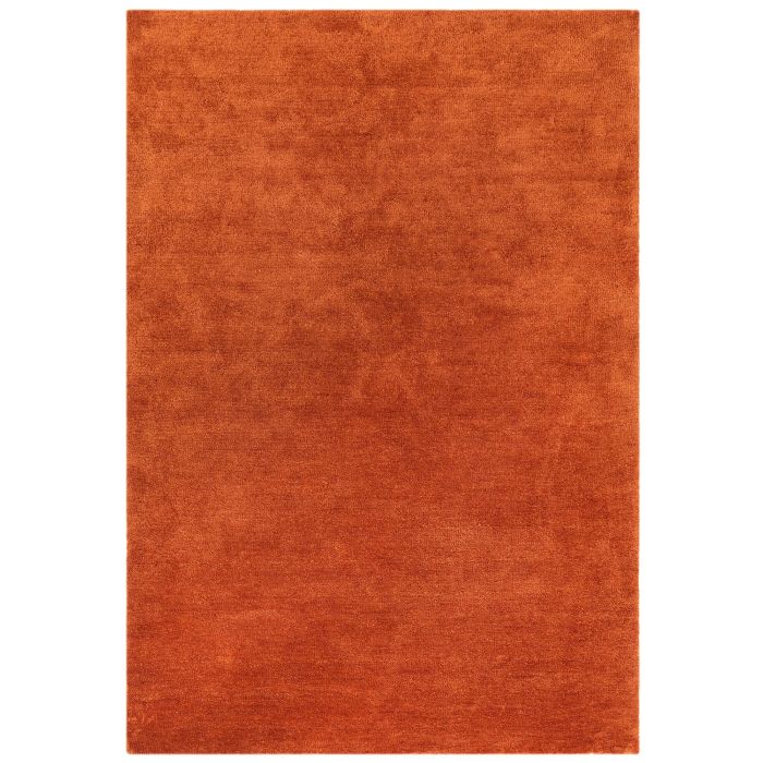 Milo Soft Plain Rug - Rust -  200 x 290 cm (6'7