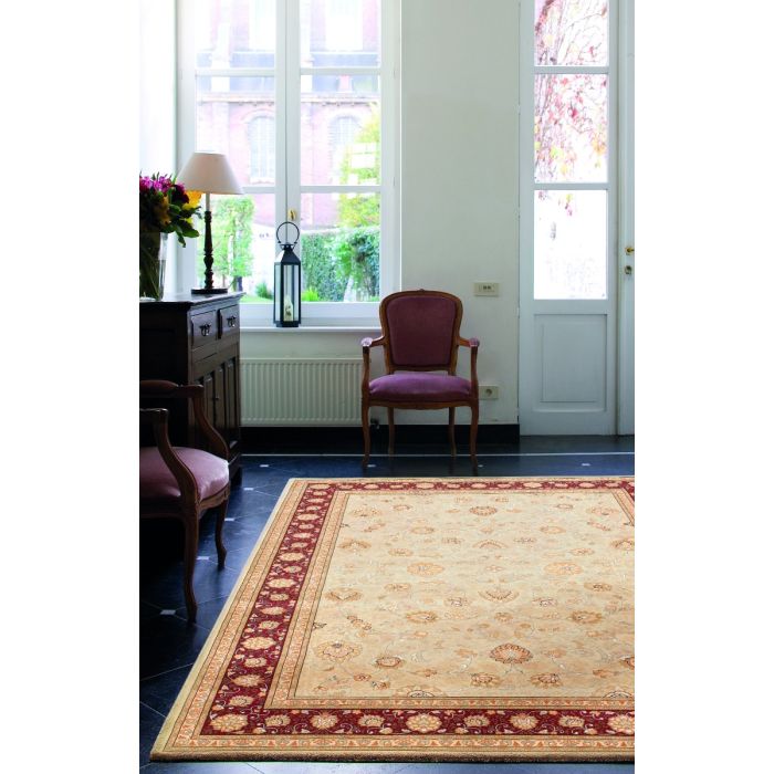 Noble Art Traditional Persian Agra Design Rug - Beige Cream Red 6529/191
