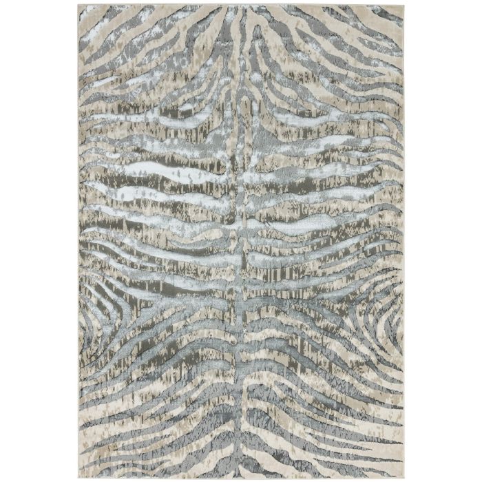Quantum Animal Print Rug - QU04 Zebra -  120 x 170 cm (4' x 5'7