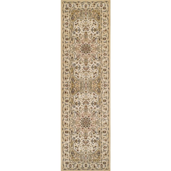 Royal Classic Traditional Persian Design Ivory Beige Rug - 217 W-Runner 68 x 235 cm