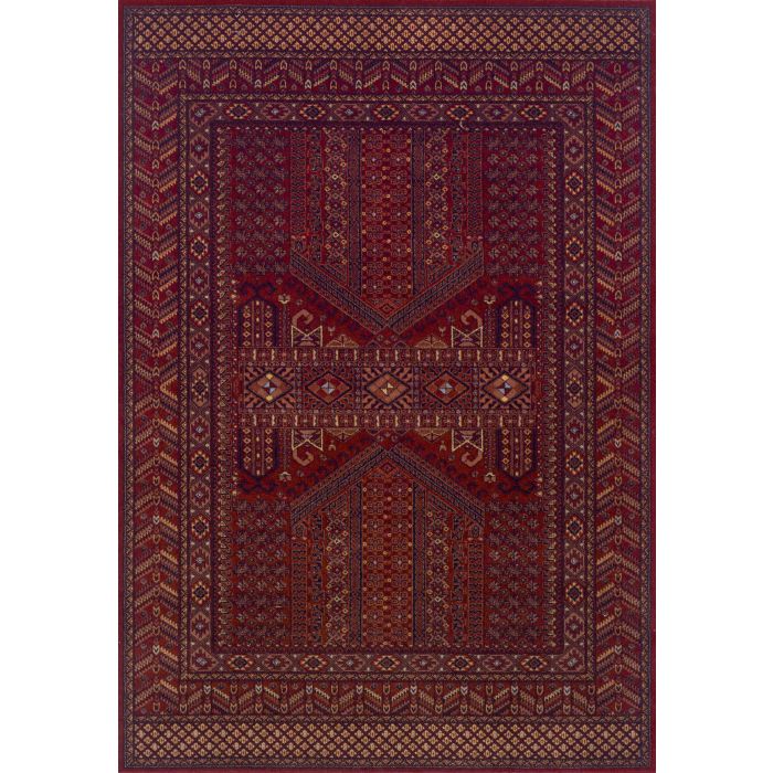 Royal Classic Traditional Afghan Design Red Rug - 635 R-80 x 150 cm (2'8