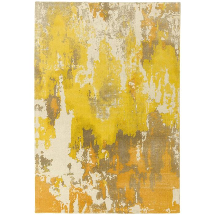 Saturn Abstract Rug - Yellow -  200 x 290 cm (6'7