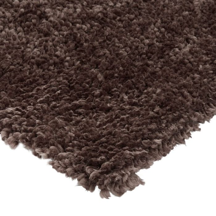 Spiral Shaggy Rug - Taupe